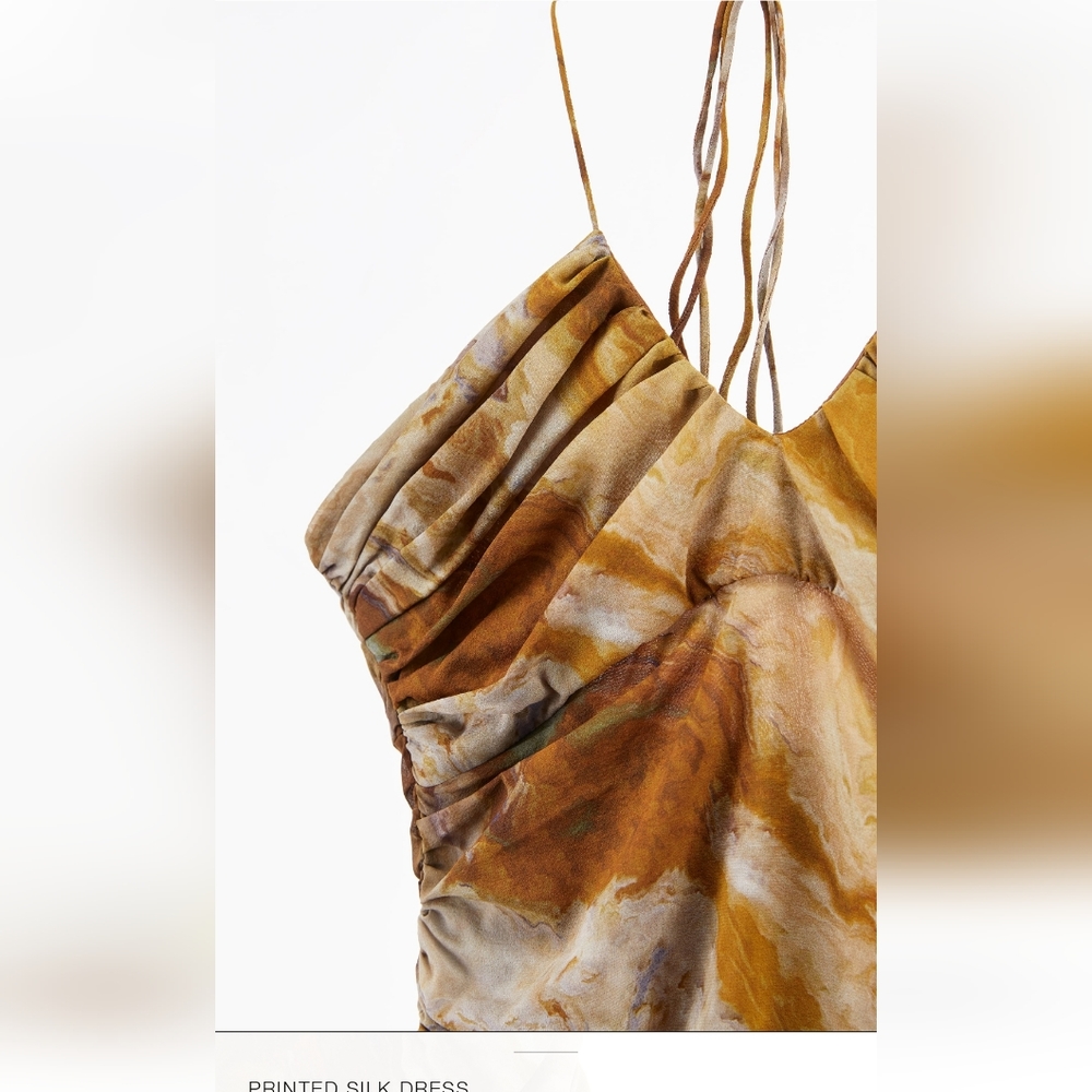 BMWT!Silk Zara Printed Dress - Picture 9 of 10